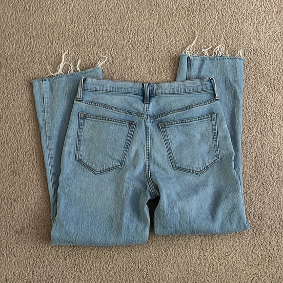 “J.Crew: Mid-rise flare crop” Great condition, lighter wash - Picture 5 of 10